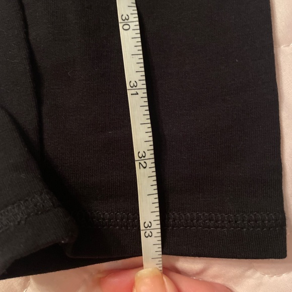H&M Black Basic Cotton Stretch Leggings Size Large - Picture 5 of 8